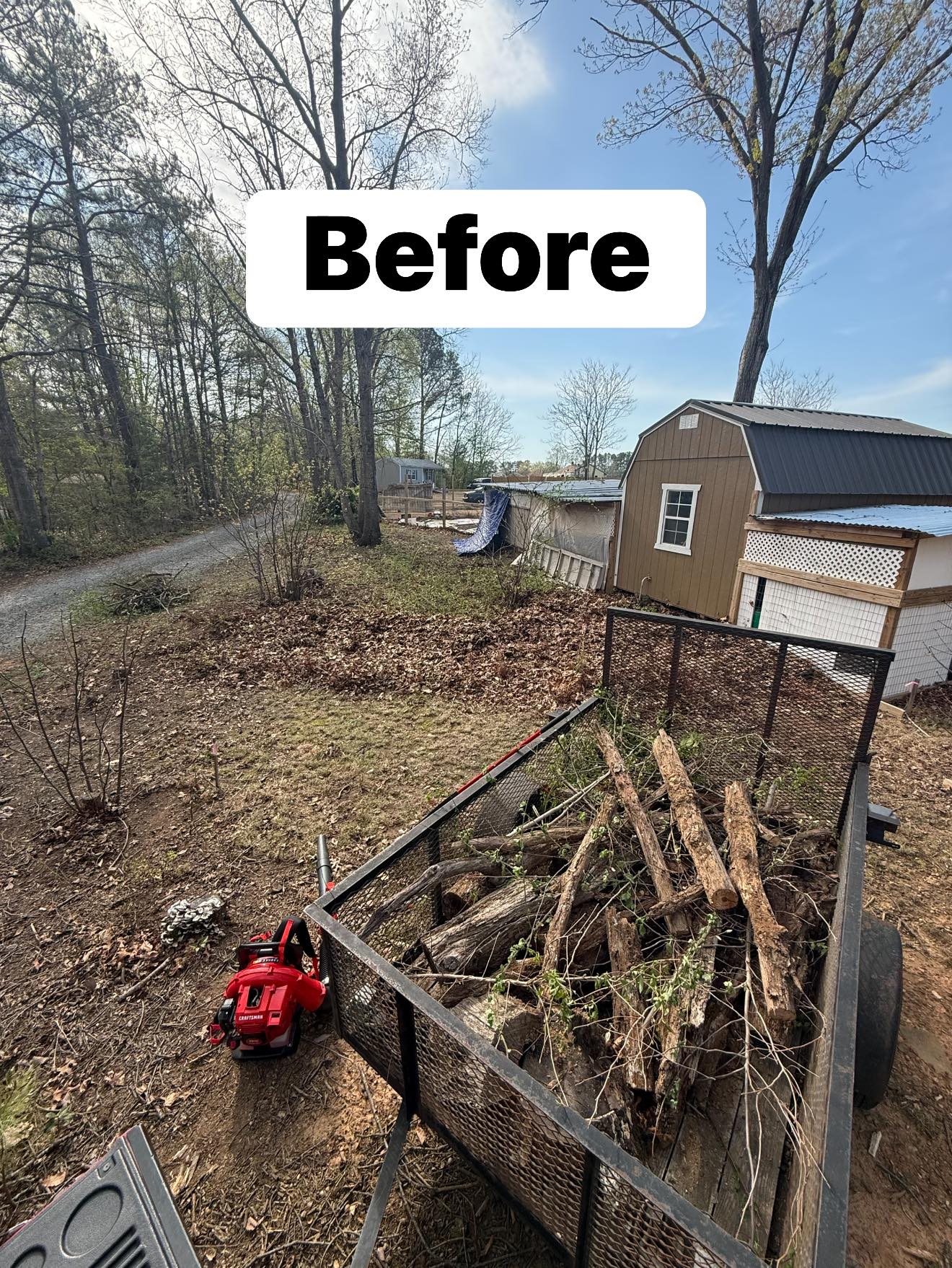 Property before debris removal